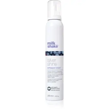 milk_shake® Silver Shine Whipped Cream balsam spumă neutralizeaza tonurile de galben
