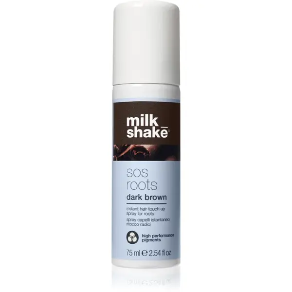 milk_shake® Sos Roots spray instant pentru camuflarea rădăcinilor crescute Dark brown 75 ml
