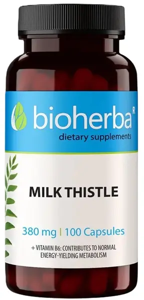 Milk Thistle, 380 mg, 100 capsule, Bioherba