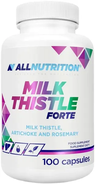 Milk Thistle Forte, 100 capsule, AllNutrition