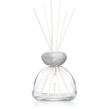 Millefiori Air Design Marble Glass Clear aroma difuzor fara rezerva Grey Cap