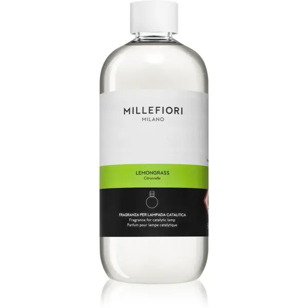 Millefiori Lemon Grass rezervă lichidă pentru lampa catalitică 500 ml