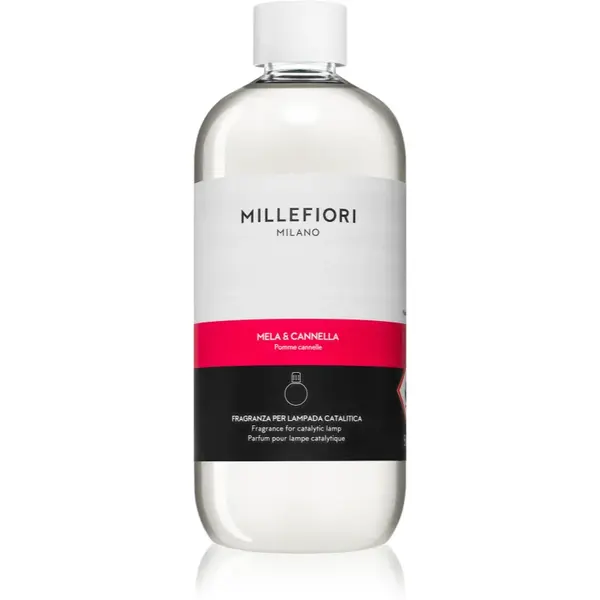 Millefiori Mela & Cannella rezervă lichidă pentru lampa catalitică 500 ml