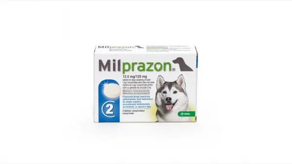Milprazon Dog 12.5 125 mg ( 5 kg), 1 tableta