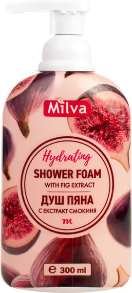 Milva Spumă de duș cu extract de smochine, 300 ml