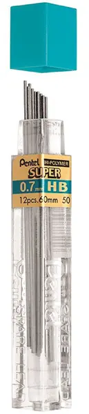 Mine grafit Hi - Polymer - HB, 0.7 mm, 12 bucati