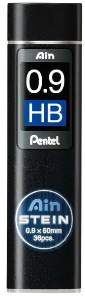 Mine grafit Pentel - Ain Stein - HB, 0.9 mm, 36 bucati