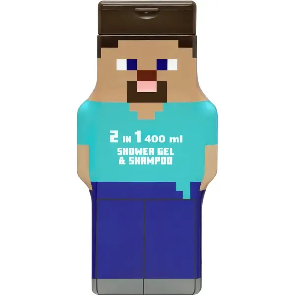 Minecraft Shower Gel & Shampoo gel de duș și șampon delicat pentru copii 400 ml