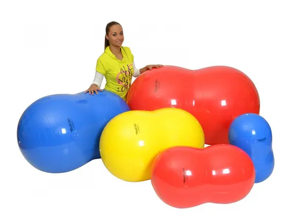 Minge aluna fizioterapeutica Physio albastru diametru 30 cm