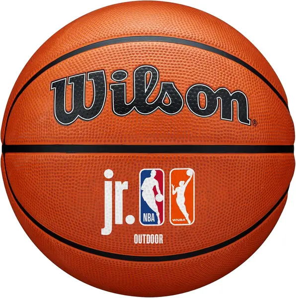 Minge de baschet Wilson - Jr. NBA/WNBA Authentic Outdoor, mărimea 6, portocalie