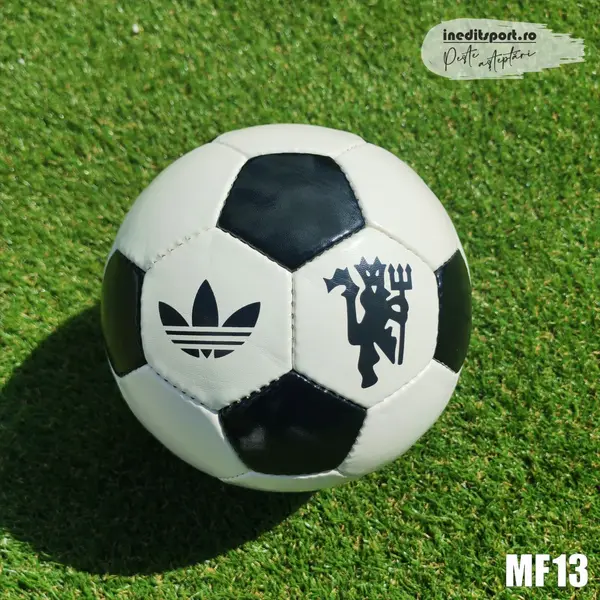 Minge de Fotbal Adidas MF13 5, Alb cu negru