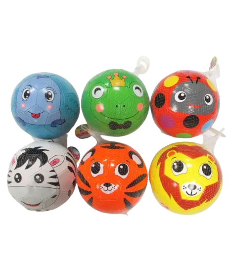 Minge de fotbal cu animale 20 cm
