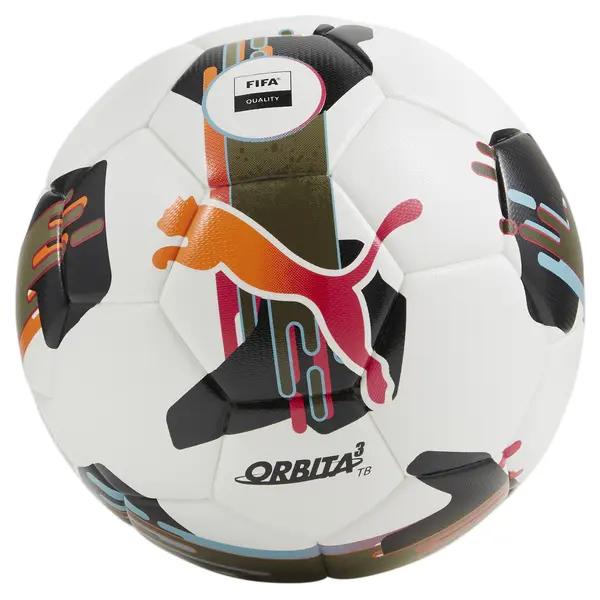 Minge de fotbal Puma - Orbita 3 TB (FIFA Quality), mărimea 5, multicoloră