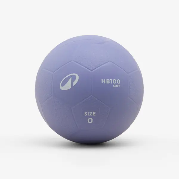 Minge de handbal mărimea 0 - h100 soft inițiere pvc Mov