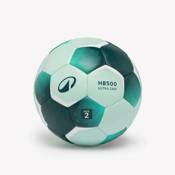 Minge de handbal mărimea 2 - HB500 Ultragrip verde