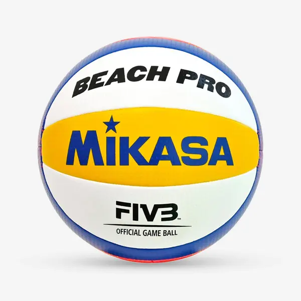 Minge volei de plajă Mărimea 5 - Mikasa BV550C EU Beach Pro galben și albastru