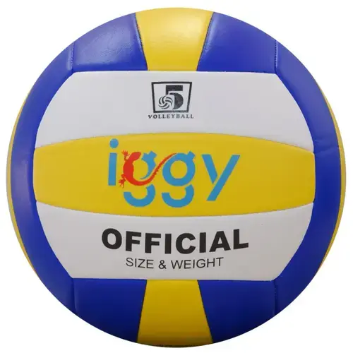Minge volei Iggy igvb-basic, material PVC si cusatura, dimensiune 5, greutate 240 grame