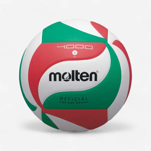 Minge Volei Mărimea 5 V5M4000 Roșu-Verde Adulți
