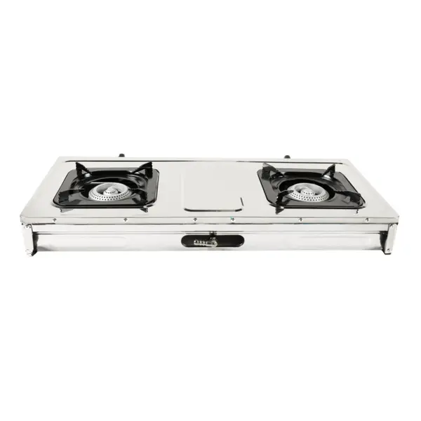 Mini aragaz portabil, Detoolz, 5.6kW, 2 ochiuri, Piezo