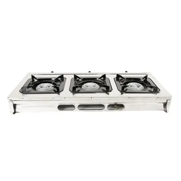 Mini aragaz portabil, Detoolz, 8.4kW, 3 ochiuri, Piezo