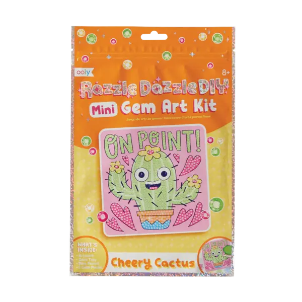 Mini Atelier creativ DIY cu diamante - Cheery Cactus