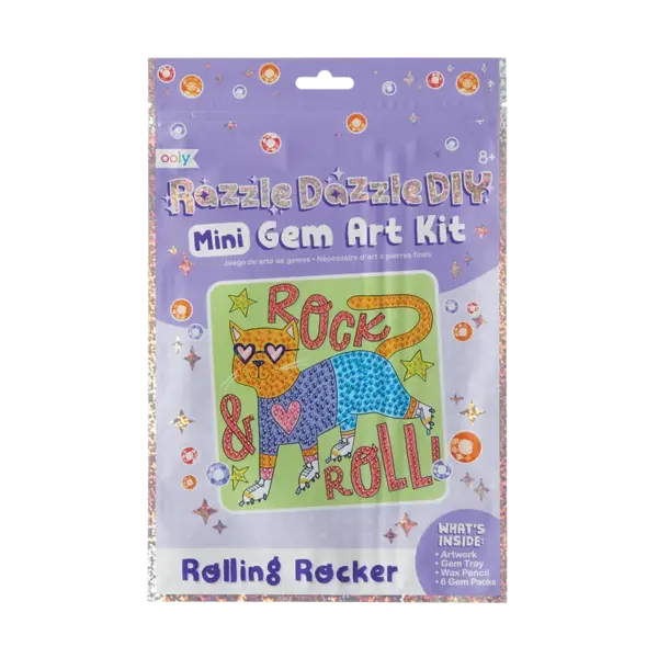 Mini Atelier creativ DIY cu diamante - Rolling Rocker