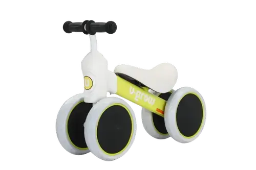 Mini bicicleta U-Grow UG-1006YE, Sarcina maxima suportata 25kg, Varsta recomandata 1-3 ani (Galben)