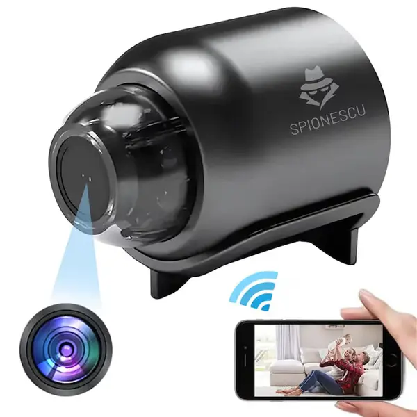 Mini camera ascunsa WiFi, Full HD, night vision, unghi 140° - MR-L10 - Fara memorie