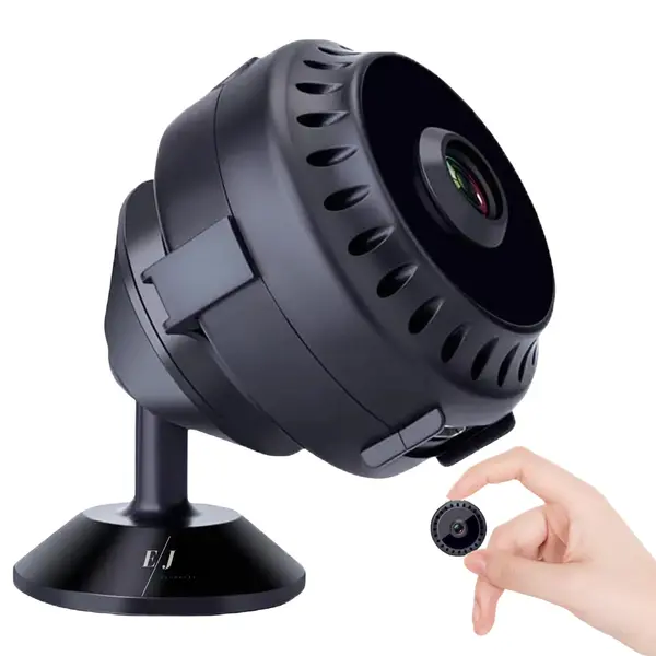 Mini Camera Ascunsa WiFi WD15, Full HD 1080P, Night Vision, Detectie Miscarе AI, Inregistrare in Bucla, Unghi 90°, Magnetica, Baterie 300 mAh, Suport TF card, Montaj Discret