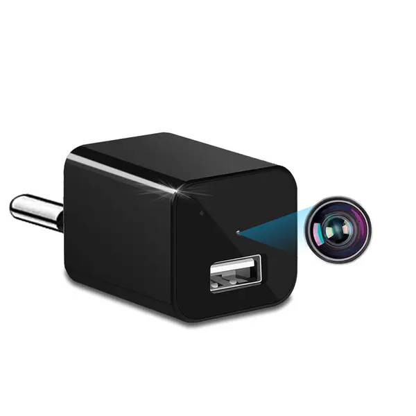 Mini camera video tip incarcator, Wi-Fi, Full HD, microfon