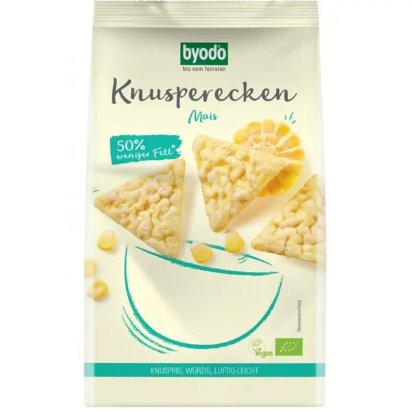 Mini Crackers din porumb fara gluten, eco - 90 g