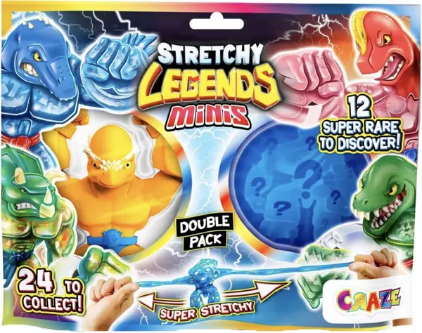 Mini creaturi elastice Craze - Legends Minis Double, sortiment