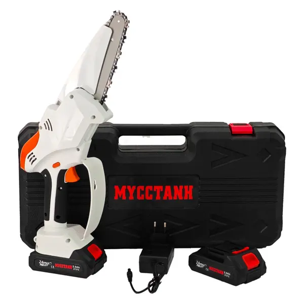 Mini drujba cu 2 acumulatori DDT-MUSTANGG, 21 V, 2 Ah, Model nou, Lama Lant 6
