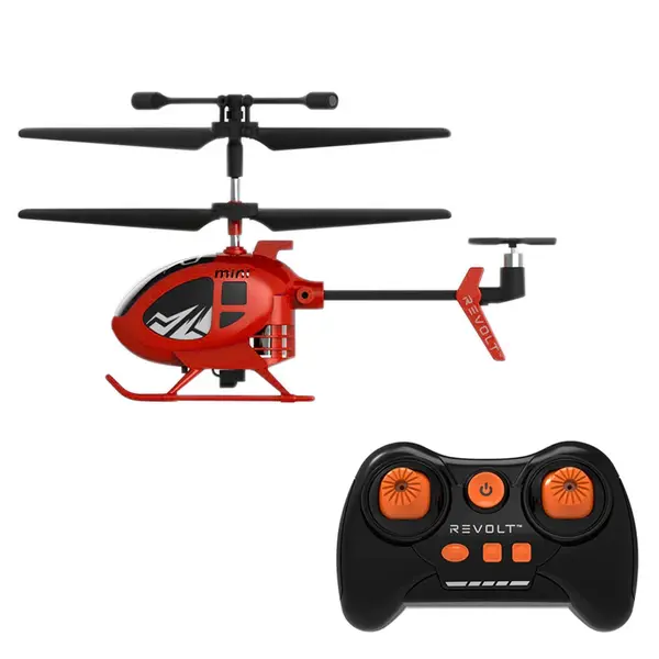 Mini elicopter cu telecomanda, Revolt, S100, Rosu
