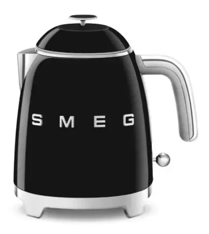 Mini fierbator Smeg KLF05BLEU, Negru, 0.8L