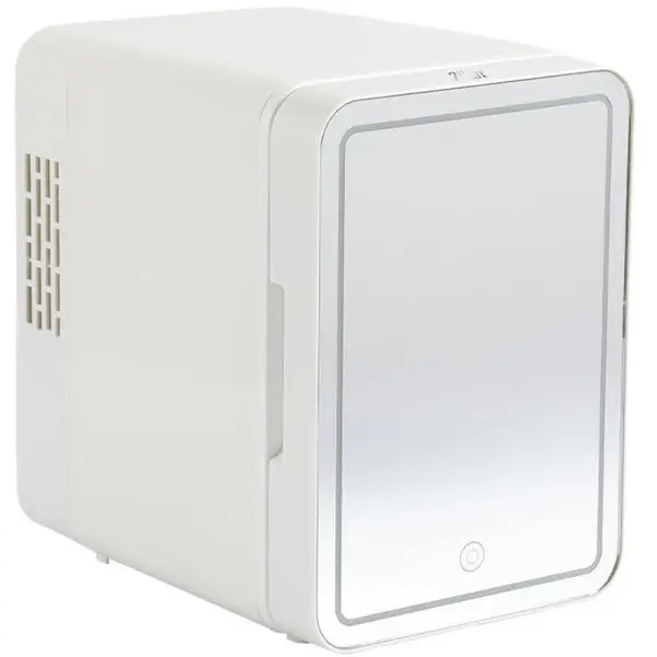 Mini Frigider pentru Cosmetice, 4 L, 36 W, Oglinda cu LED, Functie de Incalzire si Racire