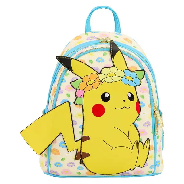 Mini Ghiozdan Pokemon by Loungefly - Sleeping Pikachu Floral Crown