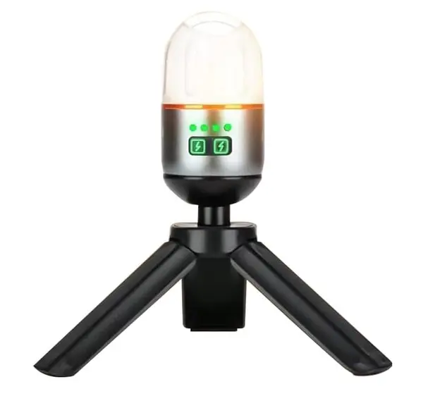 Mini Lanterna de camping multifunctionala reincarcabila YM B81 cu baza magnetica si trepied 9 moduri de iluminare