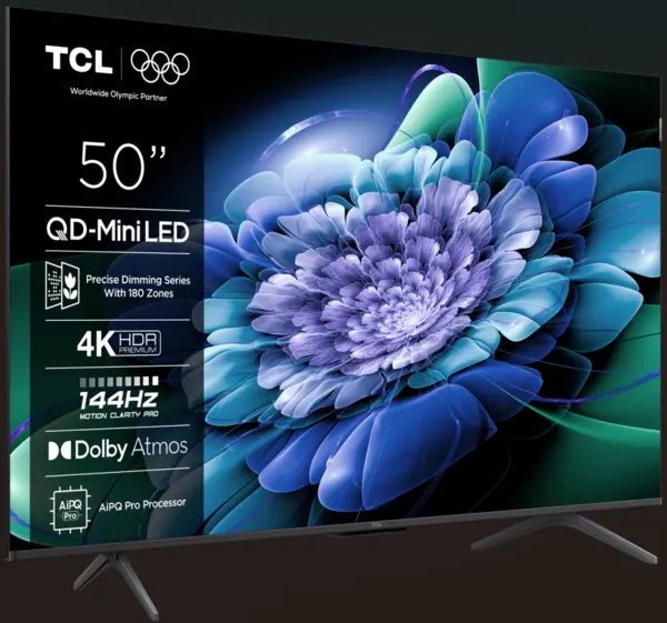 Mini LED TV 4K 50''(126 cm) TCL 50C61K QD-MiniLED TV 4K 50''(126 cm) TCL 50C61K