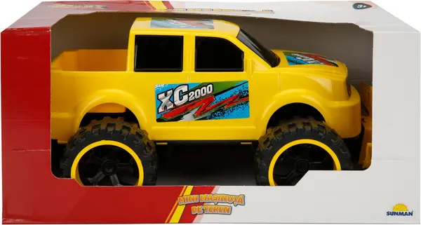 Mini masinuta de teren, Maxx Wheels, Galben