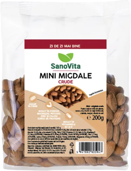 Mini migdale, 200g, SanoVita