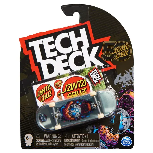 Mini placa skateboard Tech Deck, Santa Cruz 50 Jake Wooten, 20141357