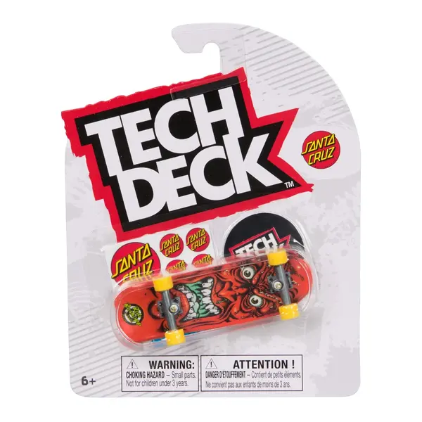 Mini placa skateboard Tech Deck, Santa Cruz Rob Roskopp, 20157044