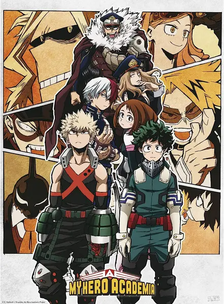 Mini poster GB eye Animation: My Hero Academia - Group