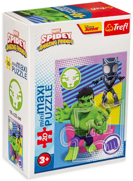 Mini puzzle Trefl din 20 de piese - The Amazing Spidey, Sortiment