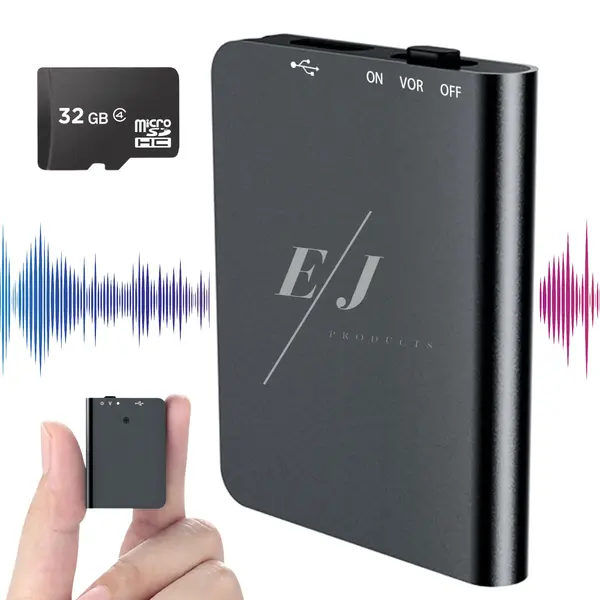 Mini reportofon spion, Q61, 32GB, autonomie 24 ore, capacitate inregistrare 768 ore, raza actiune 60m, MP3, reducere a zgomotului de fundal