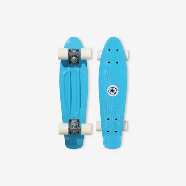 Mini skateboard plastic PLAY 500 Albastru Copii
