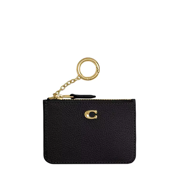 Mini skinny id case black