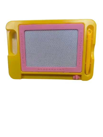 Mini tabla de desen cu creion inclus,plastic,diverse culori,20x14 cm