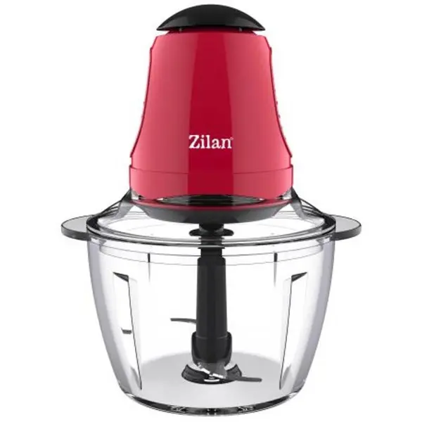 Mini Tocator, 200W, Vas din Sticla, Capacitate 1 l, Rosu